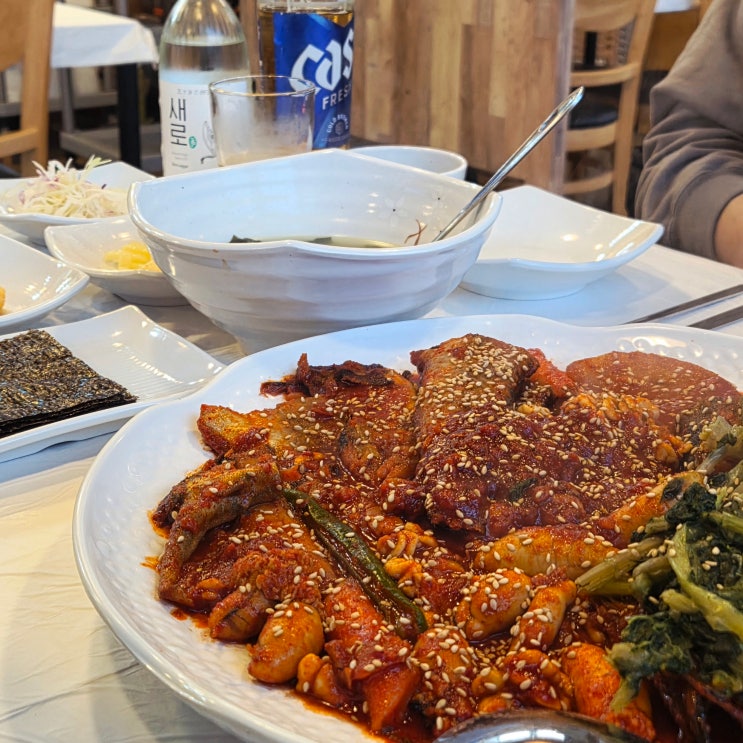  마석 맛집 명태상회 황코다리 알곤이조림 저녁 회식 장소 추천