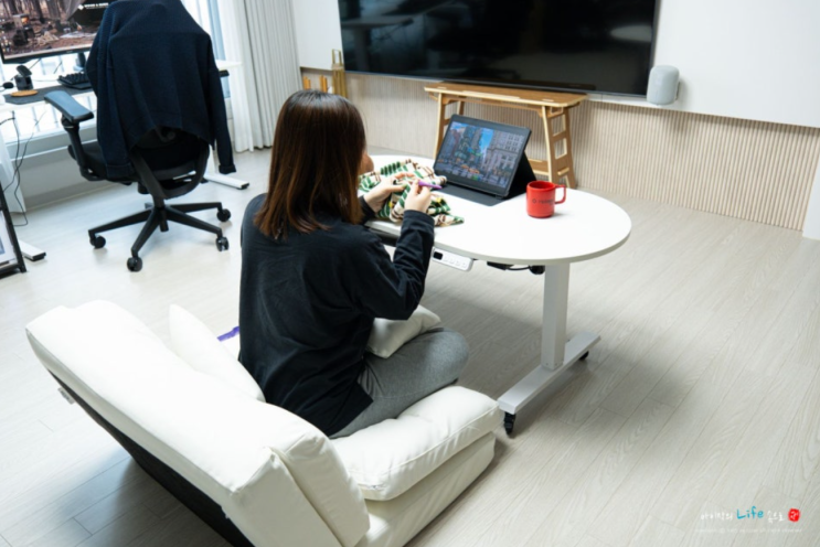  무선 높이조절 테이블, 진짜 쓸만할까? 제닉스 듀얼핏 모션데스크 추천