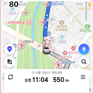  티맵 전국 벚꽃 명소, 주말여행지 벚꽃놀이도 한눈에