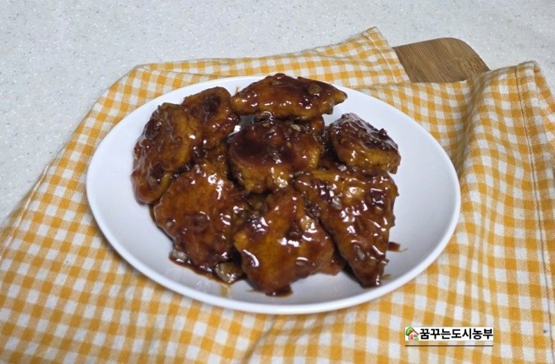 치킨너겟으로 허니콤보 만들기..
