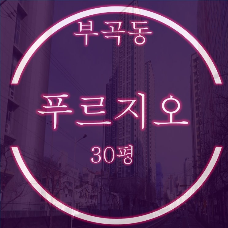  금정구 부곡동 푸르지오 아파트 30평 2억대 재경매