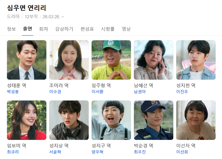  KBS 드라마 심우면 연리리, 박성웅이 배추 농사를 짓는 진짜 이유는?