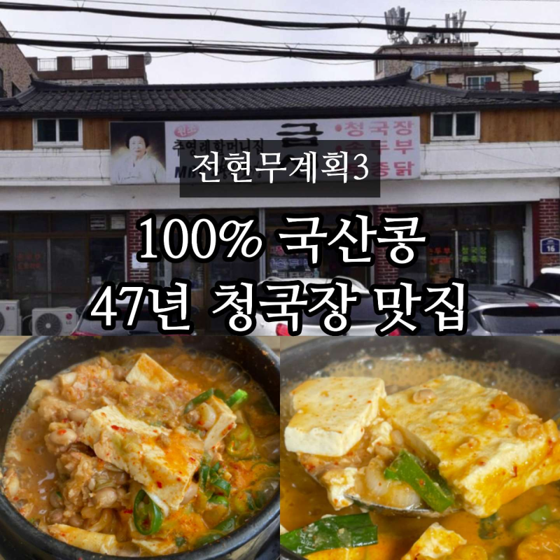 전현무계획3 용인 양지 금성식당 47년 전통 청국장 맛집 위치 주차
