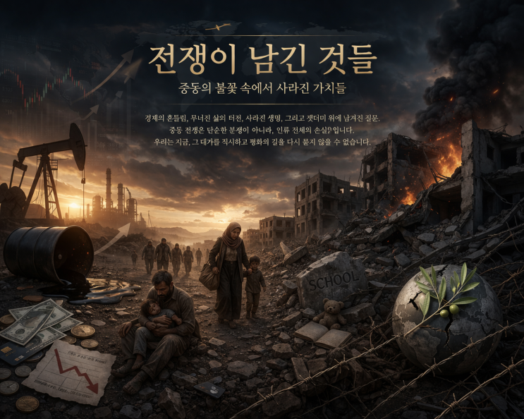  중동 전쟁, 그 너머의 손실과 인류의 과제