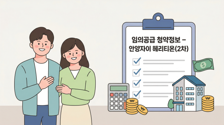   안양자이 헤리티온 2차 임의공급 청약 총정리 | 일정·자격·분양가 한눈에 보기
