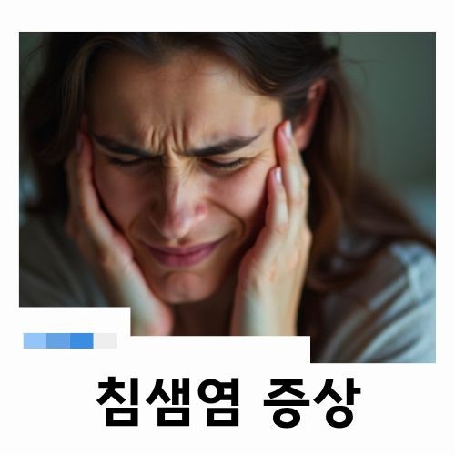 침샘염 증상 귀밑부음 원인 및 침샘 뜻