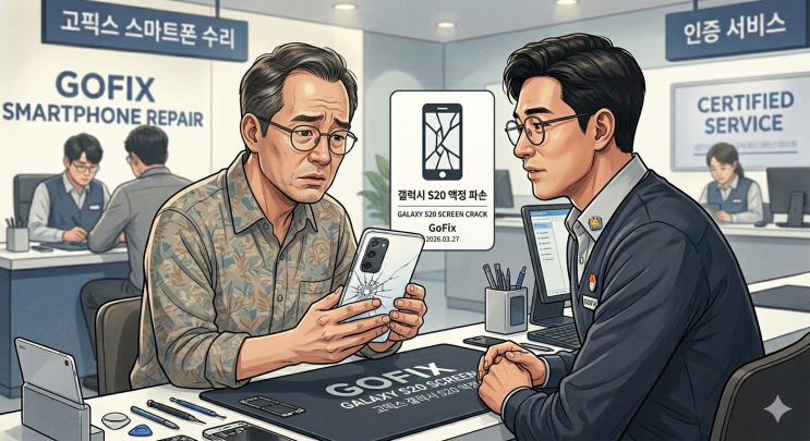  갤럭시 S20 액정 파손, 깨진 화면으로 계속 쓰시면 안 되는 이유! 고품질 OLED 교체 전 과정 수리 후기 공개 
