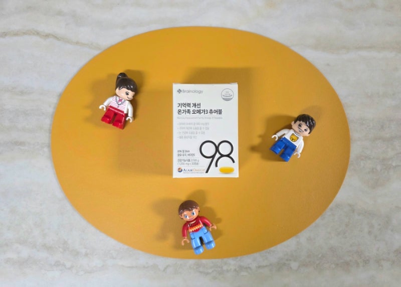 브레인올로지 키즈오메가3 츄어블 : 트로피칼맛 맛있는 어린이오메가3