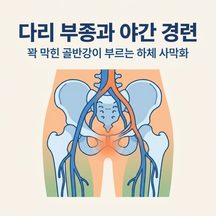  꽉 막힌 골반강이 부르는 하체 사막화, 다리 부종과 야간 경련