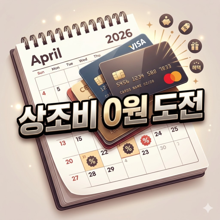  제휴카드 상조 할인 2026년 4월 역대급 혜택! 월 납입금 0원 만드는 카드사별 꿀팁