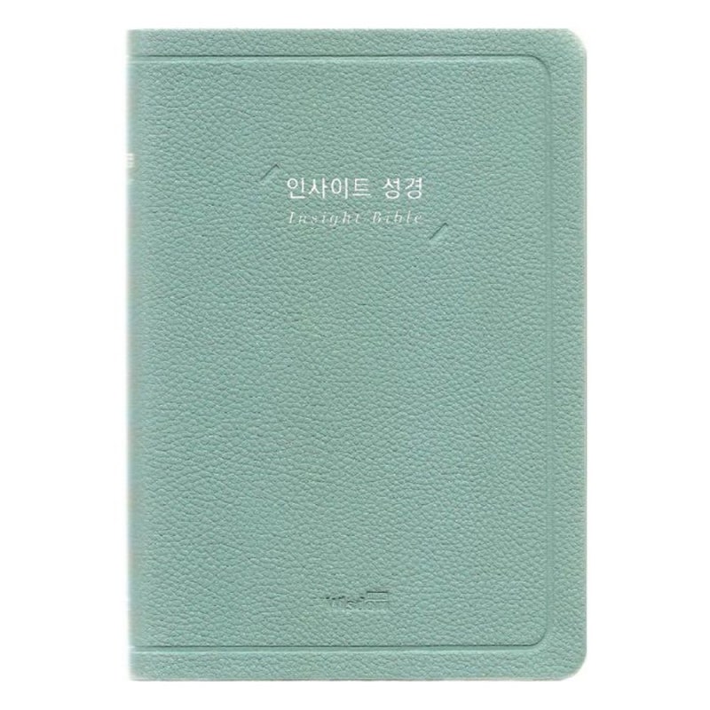 쉽게 읽는 우리말 번역 인사이트 성경 (10pt /중 단본/PU/민트) 위즈덤바이블