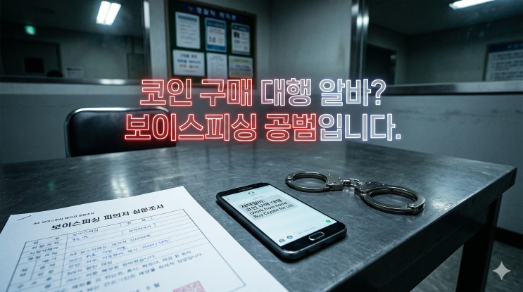  코인 구매 대행 알바했다가 보이스피싱 인출책으로 구속 위기라면? (방어법)