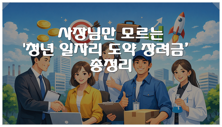 신입 채용 시 1,200만 원 지원? 사장님만 모르는 '청년 일자리 도약 장려금'