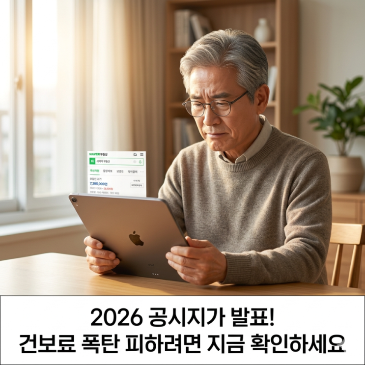  2026 공시지가 발표일·조회방법 총정리, 건보료 폭탄 맞기 전에 지금 바로 확인하세요