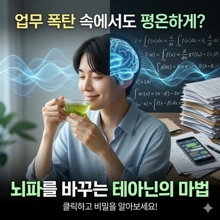 [테아닌 스트레스 긴장 완화 부작용] 마음의 평온을 찾는 1알의 기적? 꼭 알아야 할 주의점!