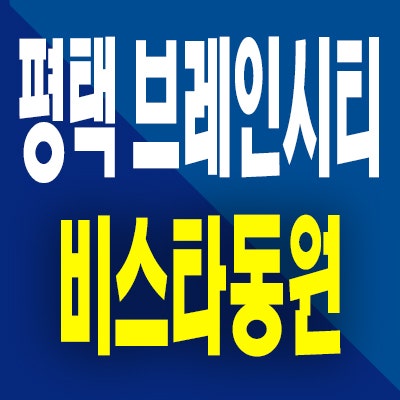  평택 브레인시티 비스타동원 분양가 미분양아파트 잔여세대 공급