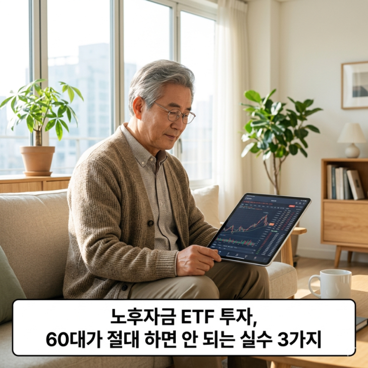  노후자금 ETF 투자, 60대가 절대 하면 안 되는 실수 3가지 (2026 최신)