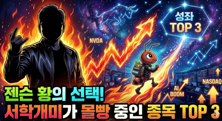  젠슨 황이 찍으면 간다? 서학개미들이 삼성전자 팔고 몰려가는 '이 종목'