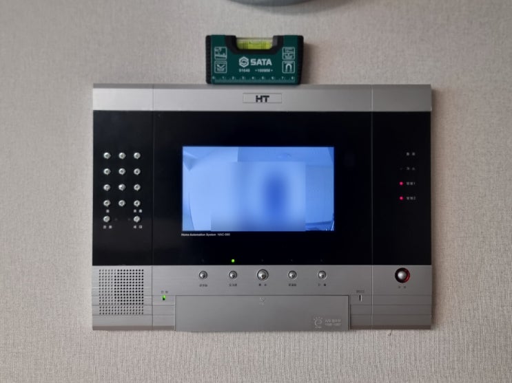  용인 기흥구 보정동 성호샤인힐즈아파트 현대통신 비디오폰 HAC-973 교체 설치