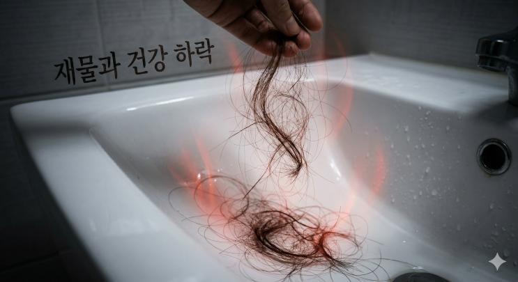  머리카락 빠지는 꿈 해몽, 한 움큼씩 빠졌다면 오늘 하루 지갑 꽉 닫으십시오 (건강 및 파재몽 경고)