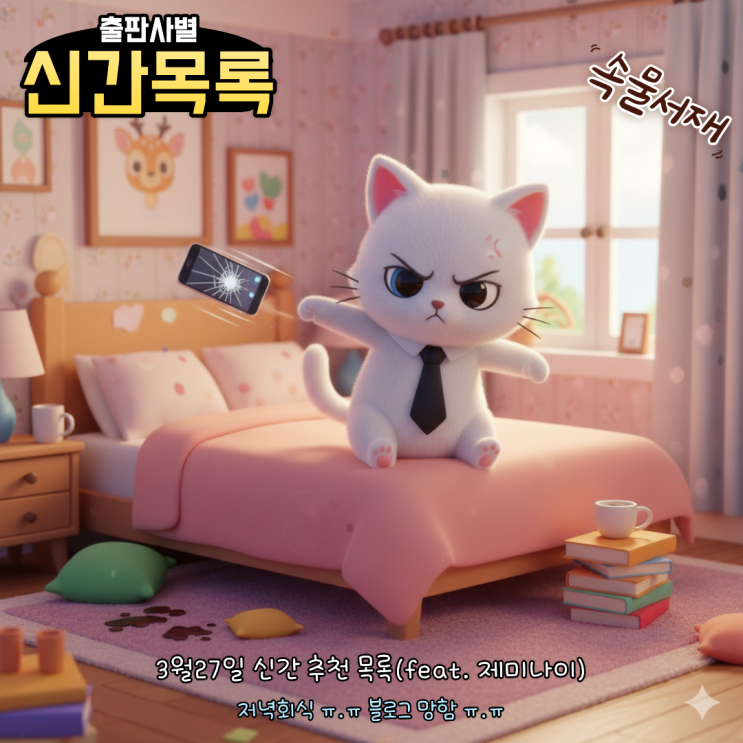  2026년 3월 27일 신간목록(feat. 제미나이)