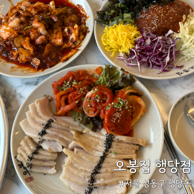  [서울 성동] 행당역 맛집 추천 ‘오봉집 행당점’ 낙지 오봉집 스페셜 푸짐한 한상