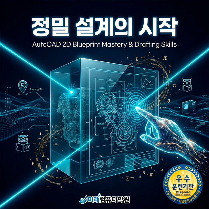  [부산/김해 국비지원] 3D 모델링 제품설계(AutoCAD·인벤터·CATIA) 실무 교육으로 취업 마스터하기