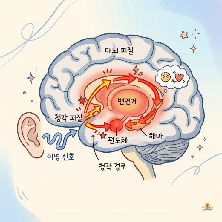  소리 때문에 짜증이? 뇌의 '변연계'가 이명과 싸우는 중이라니!