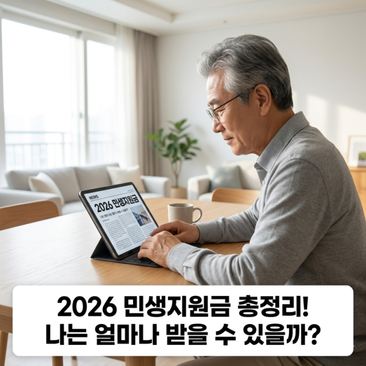  2026 민생지원금 대상·금액 총정리, 나는 얼마 받을 수 있을까? (2026 최신)