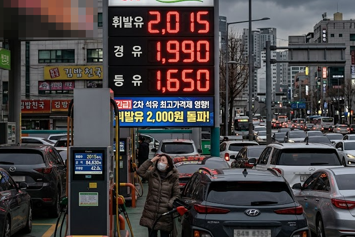 전국 휘발유, 경유 가격 2,000원 넘을 수 있다는데..