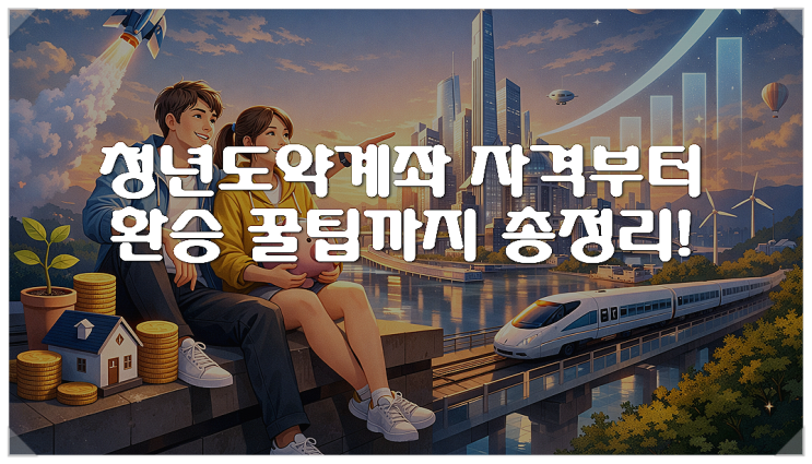  5년 뒤 5,000만 원? 청년도약계좌(청년미래적금) 자격부터 환승 꿀팁