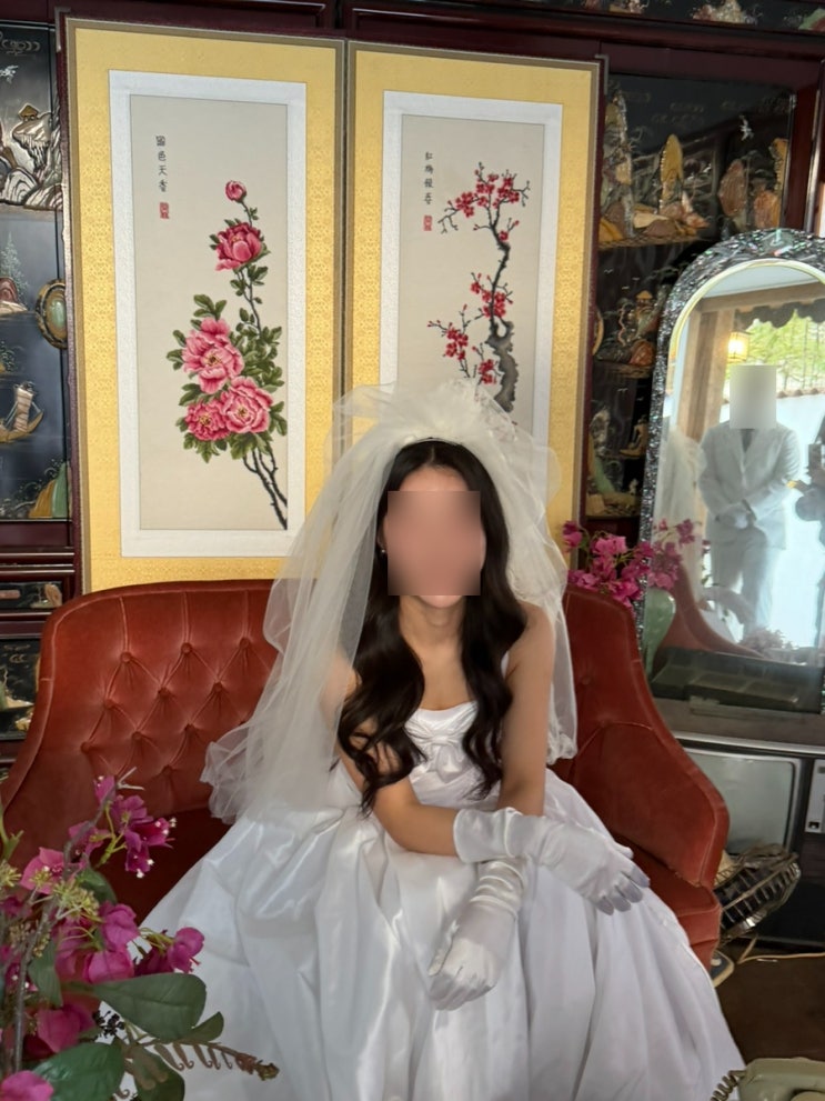  원규스튜디오 메이크업 촬영 당일 신부헤어 긴머리 굵은 웨이브 후기