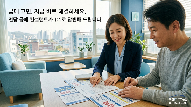  왜! 부동산 급매물 상담은이천IT부동산인가?