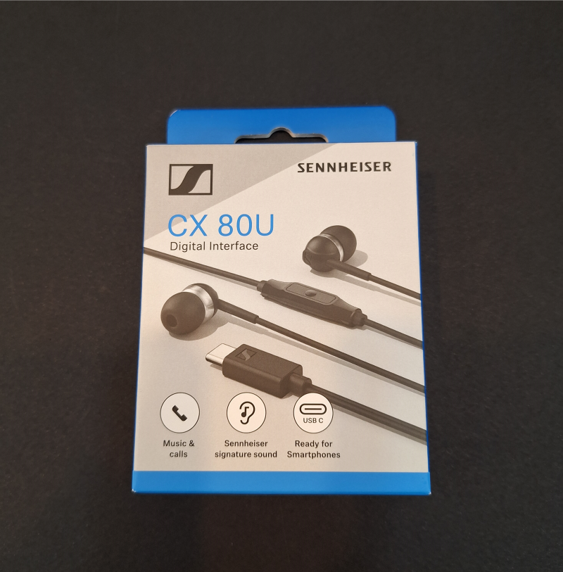 [SENNHEISER] 젠하이저 CX80U 인이어 유선 이어폰 USB C타입 호환