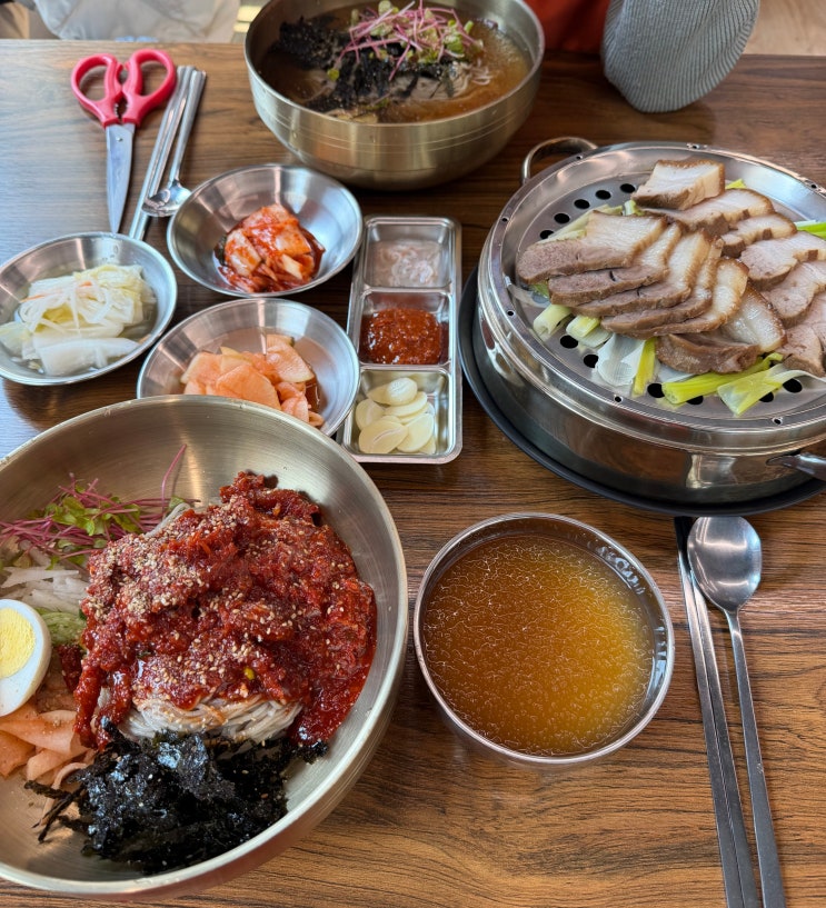  인천 구월동맛집 구월애막국수 가족 외식 추천해요