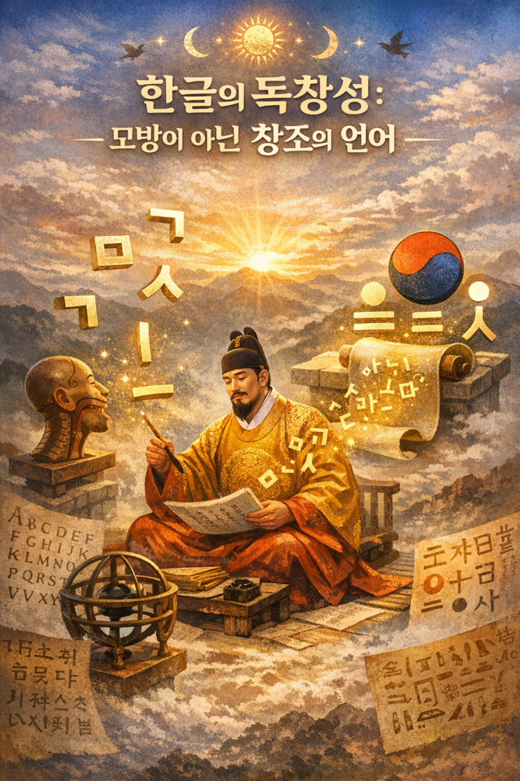  세종대왕과 한글 창제 : 한글은 사랑입니다. 한글의 우수성과 아름다운 언어!
