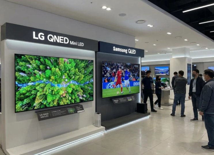  QNED단점, 장점 65인치 75인치 대형tv 디스플레이