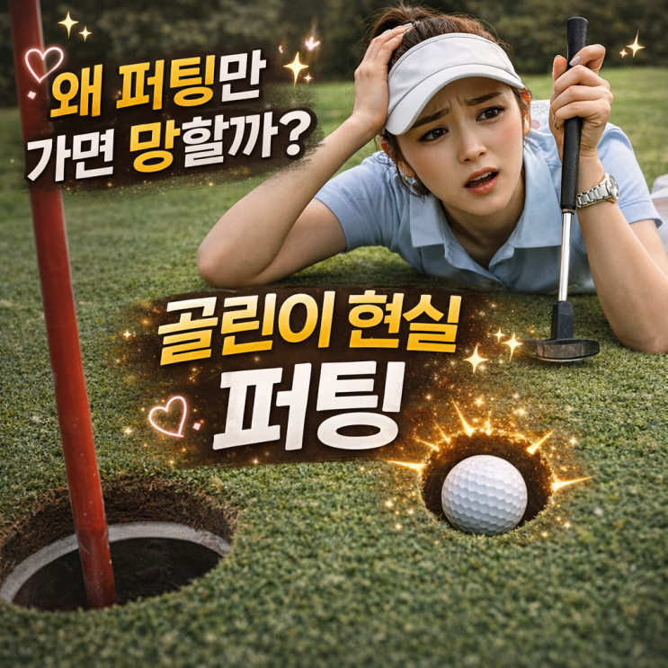  골린이 현실 골프 4｜골린이 퍼팅이 갑자기 망하는 이유