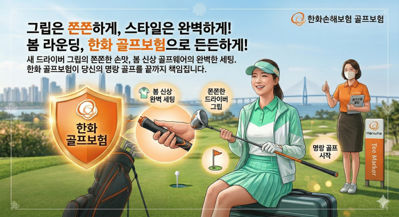 [한화손해보험] "홀인원 턱 내다가 기둥 뽑힌다고요?" 봄 라운딩 필수템, 내 골프백 속 15번째 ....