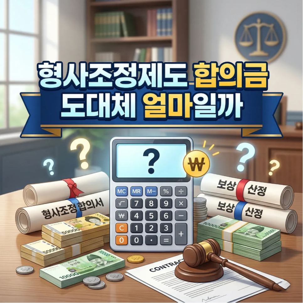 형사조정제도 합의금 도대체 얼마일까