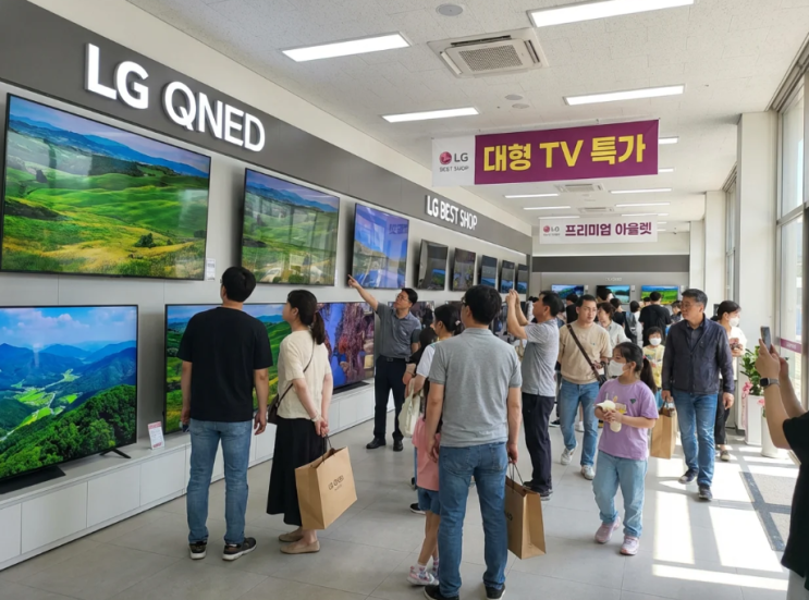  QNED단점 장점, LG대형TV 화질 티비성능 정리
