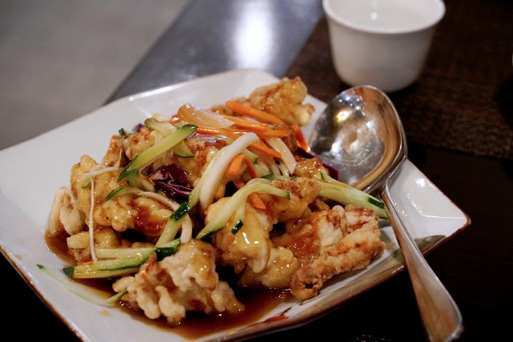  코엑스중식당 백가향 방문기: 탕수육 소+간짜장+마파두부덮밥