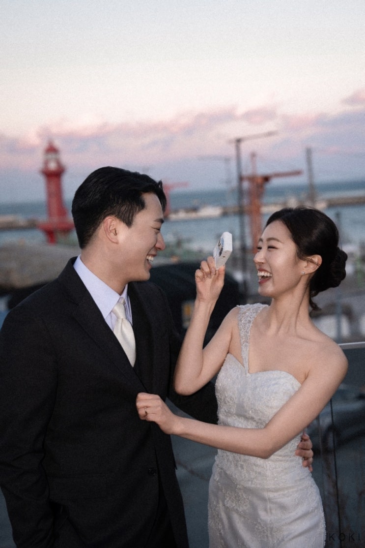  부산야외웨딩촬영, 프라이빗하게 진행된 스냅