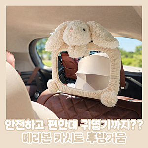 아이와 외출할 때 든든한 메리본 카시트 후방거울 후기