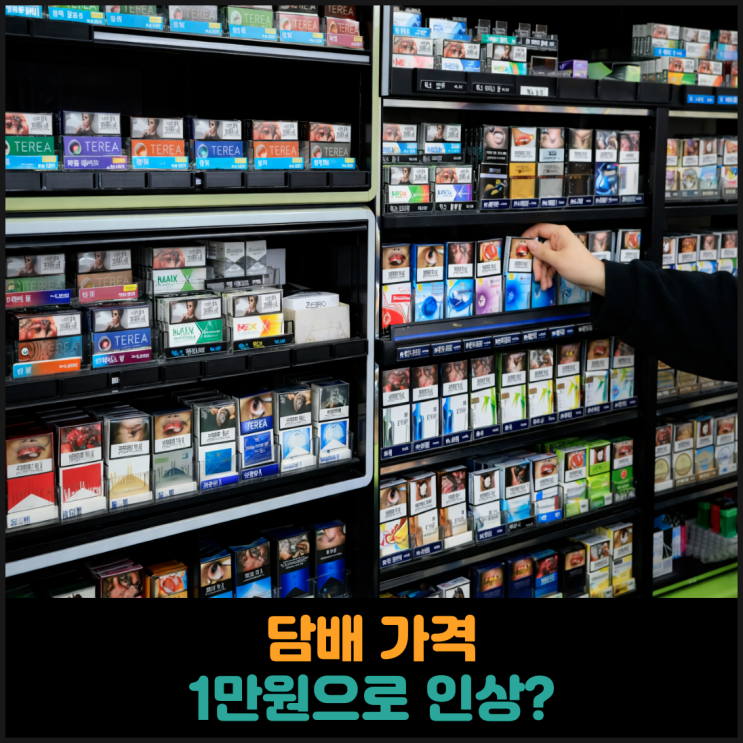  담배 가격 1만원으로 인상?