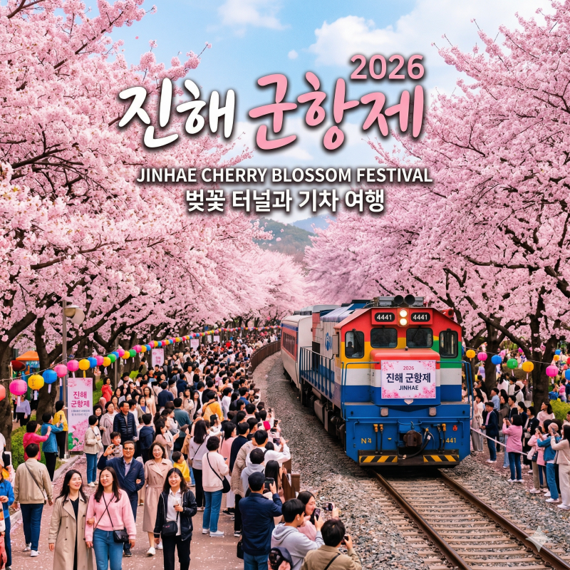 진해 벚꽃 축제 2026 군항제 완벽 가이드 (일정·명소·동선 한 번에 정리)