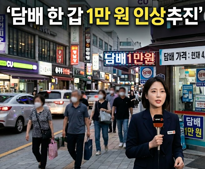  한국도 담배 한 값에 만원 될 수 있다는데..