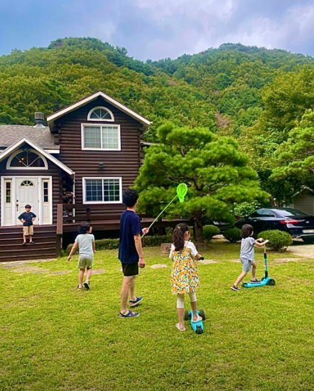  대운산 펜션 대운산장 아이 마음껏 뛰어놀게 해주고 싶다면 꼭 보셔야합니다