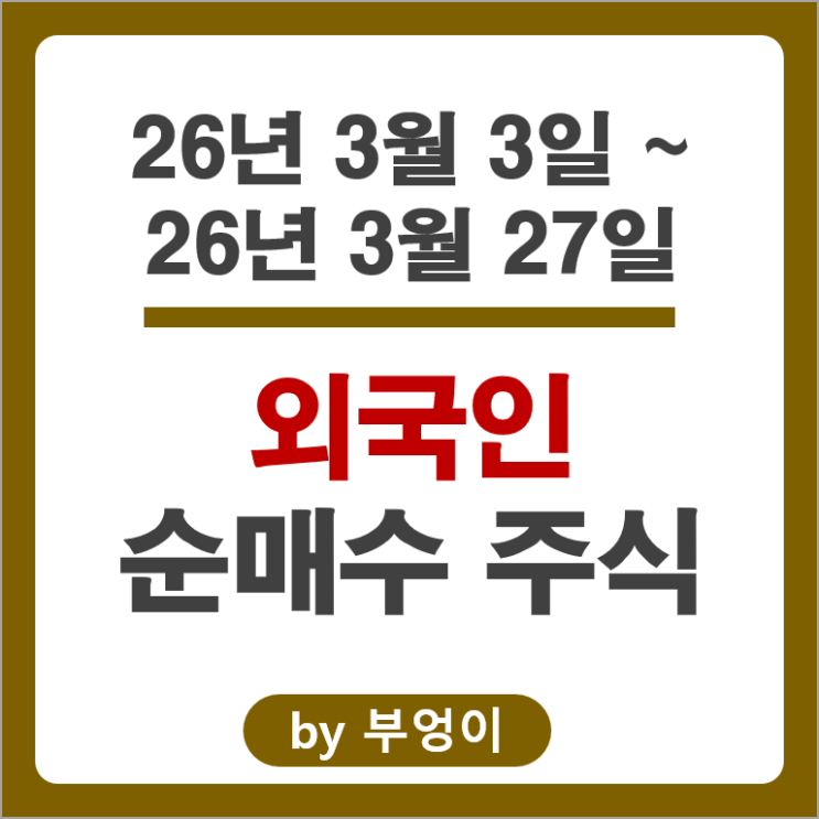 외국인 순매수 코스닥 Top 3 종목 : 에스피지 파마리서치 알지노믹스
