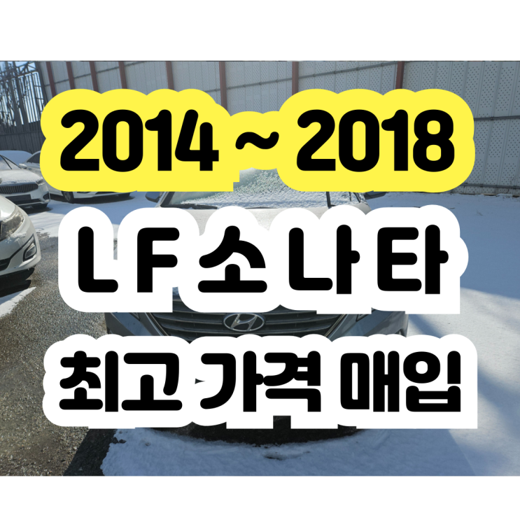  2014 LF소나타 폐차 알아보시나요? 촉매고장 시동꺼짐 판매!!